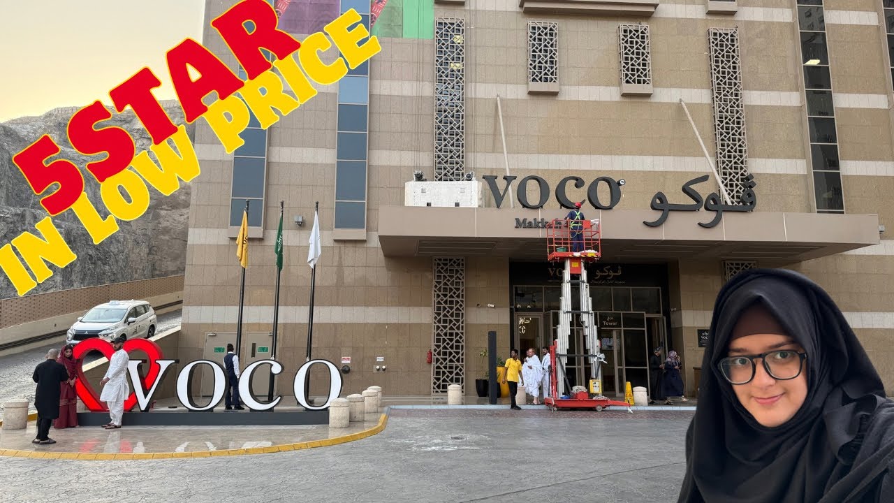 Exploring Voco Hotel Makkah | 5 Star Luxury Stay, Market, Front Look & Masjid | Cheapest Rates