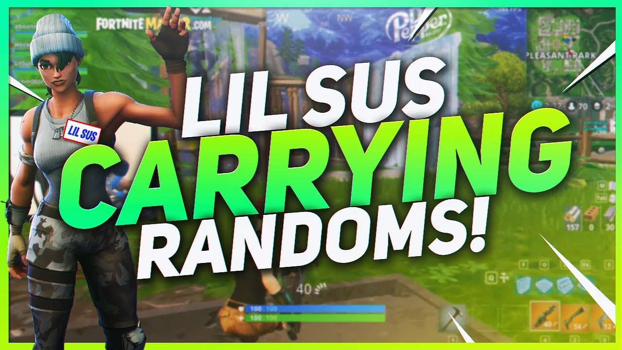 TSM Hamlinz - LIL SUS RETURNS! CARRYING SQUADS AS A KID (Fortnite BR Full Game)