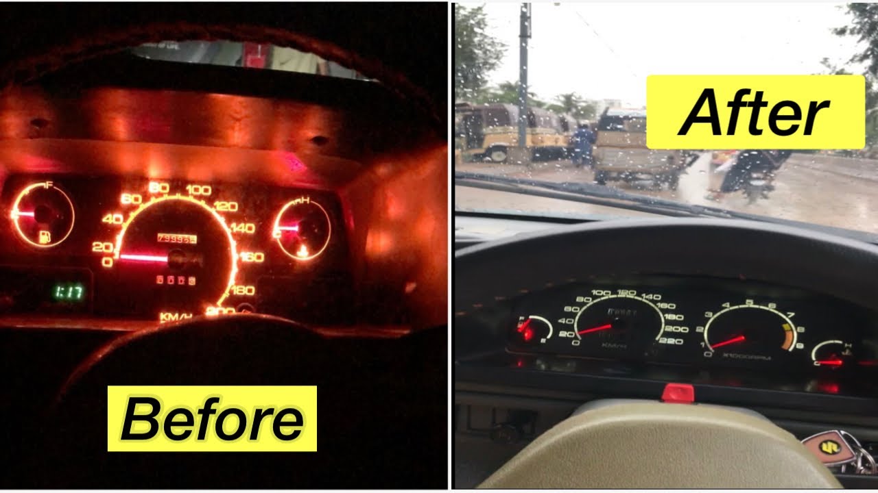 Car interior modification🤩 || Rpm speed o meter in my khyber🔥❤️