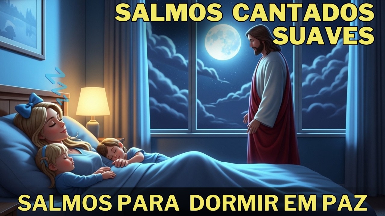 Salmos Cantados Para Dormir Inéditos Que Ativam Anjos de Proteção | Cobertura Celestial Profunda 🛡️
