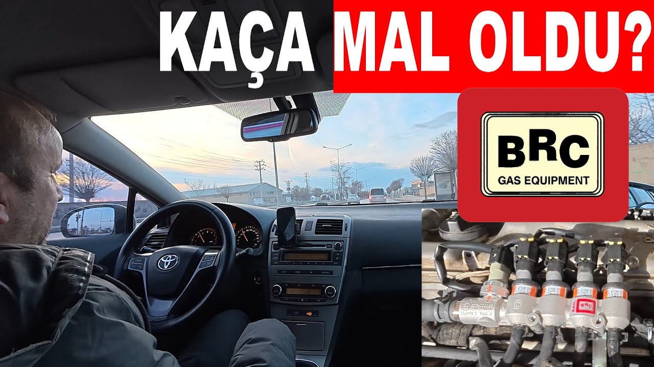 AVENSIS'e BRC marka LPG tesisatı taktırdım