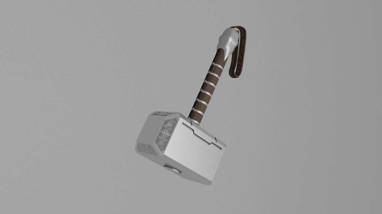 Thor Hammer modeling in maya|| 3d modeling|| Unity creation
