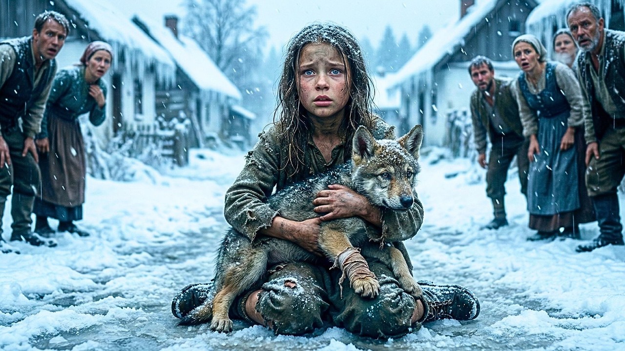 A Homeless Girl Rescues an Injured Wolf – The Village Was Shocked by What Followed!