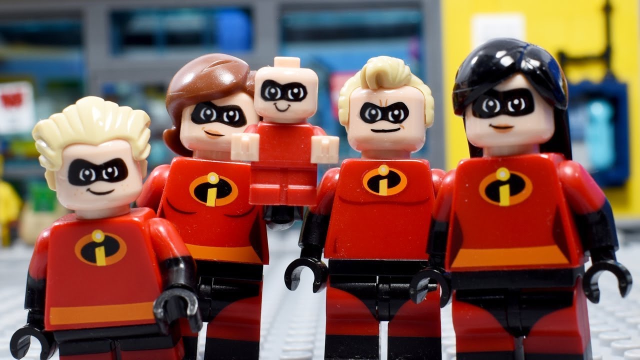 Lego Disney Pixar Incredibles 2 - Stop Motion Cartoon For Kids | Compilation LuckyCleverToys - EP3