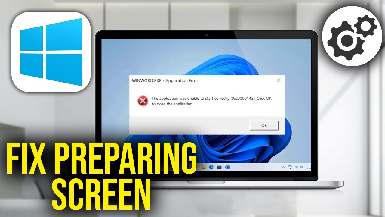 How To Fix Stuck On Preparing Windows Screen in windows 11