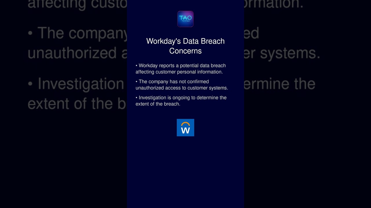 Workday's Data Breach Concerns