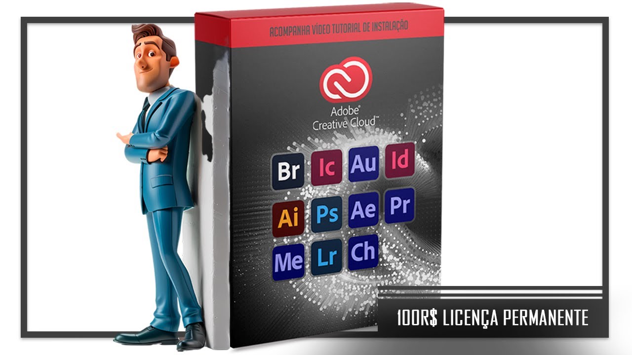 Instala&ccedil;&atilde;o e Ativa&ccedil;&atilde;o do Pacote Adobe CC 2025 ( Photoshop/Lightroom/Illustrator/Premiere/After )