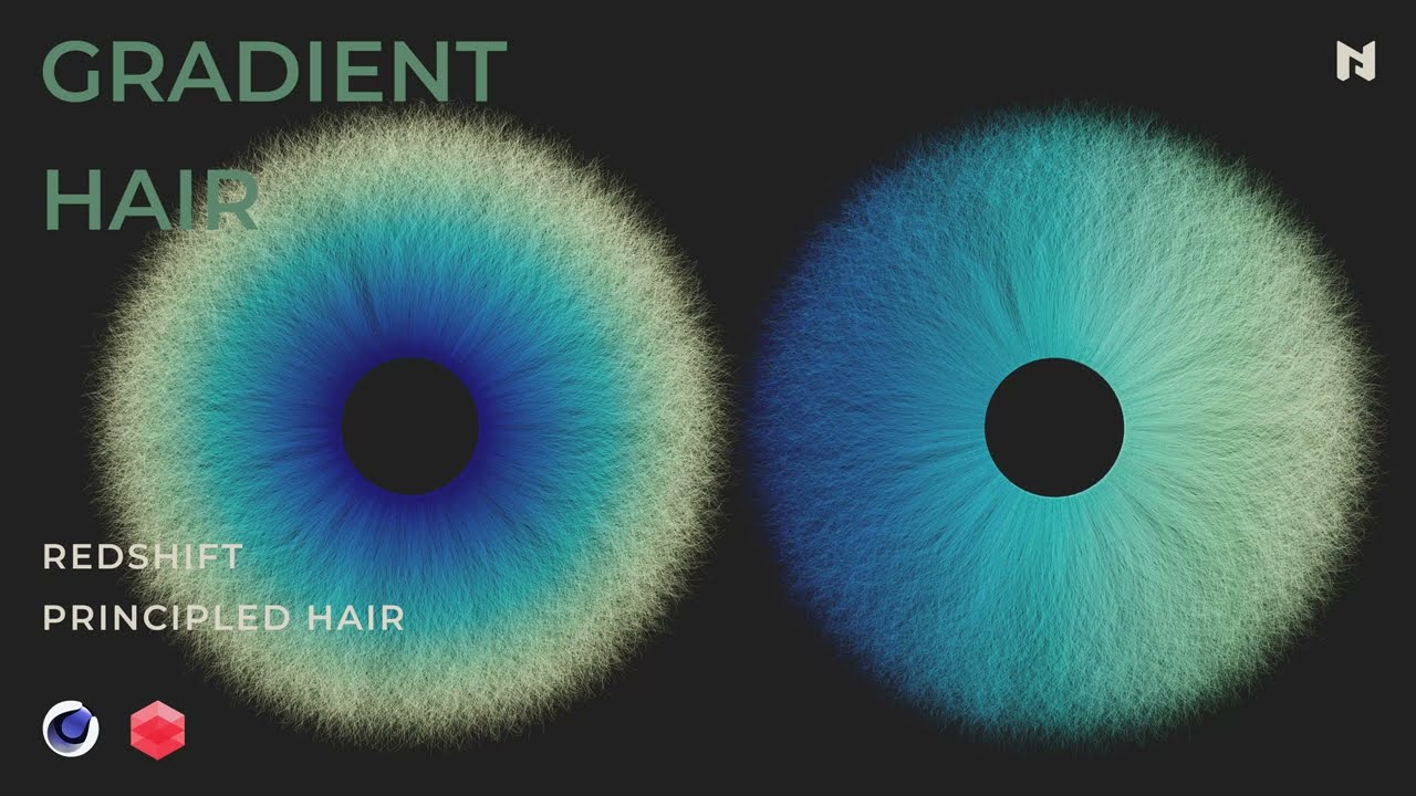 Quick Tip Gradient Hair Using Redshift Principled Hair Material In Cinema 4D