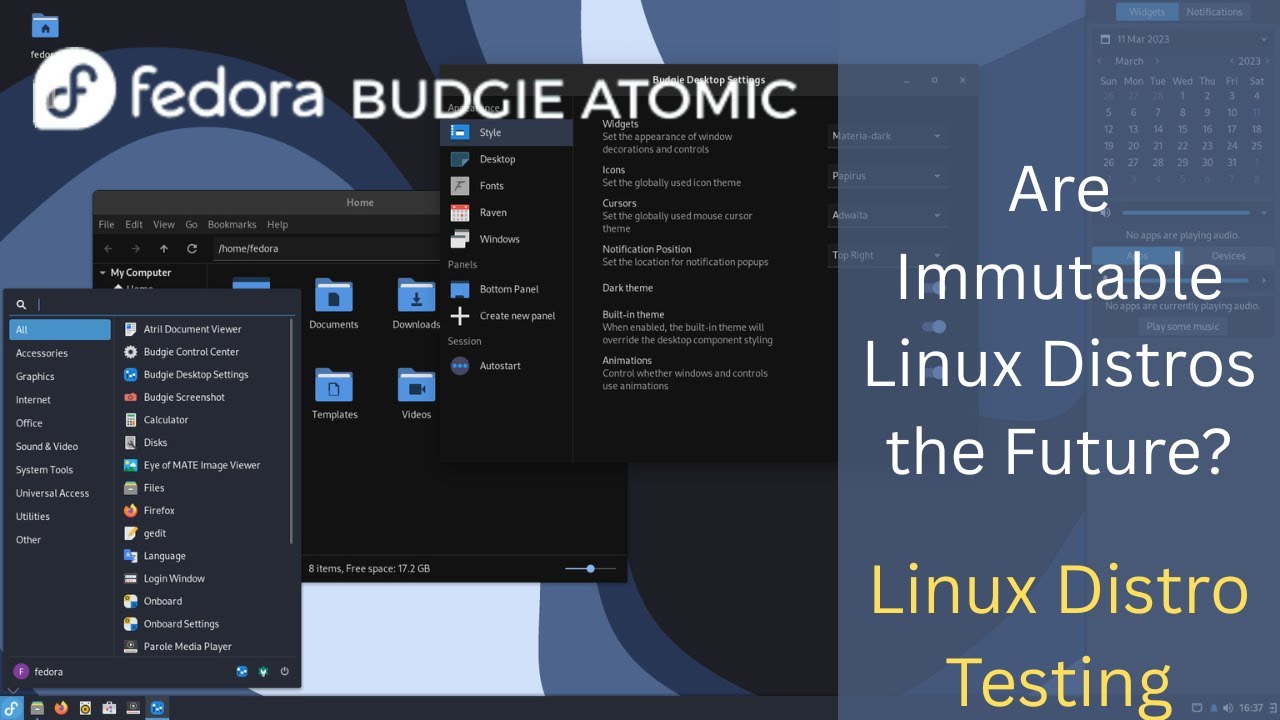 Are Immutable Linux Distros the Future? | Installing Fedora Budgie Atomic on an old laptop!