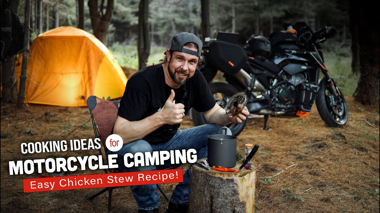 Moto Camping Kitchen Setup | Easy, TASTY, Healthy Cooking Recipe