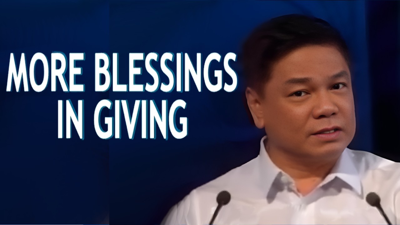 MORE BLESSINGS IN GIVING