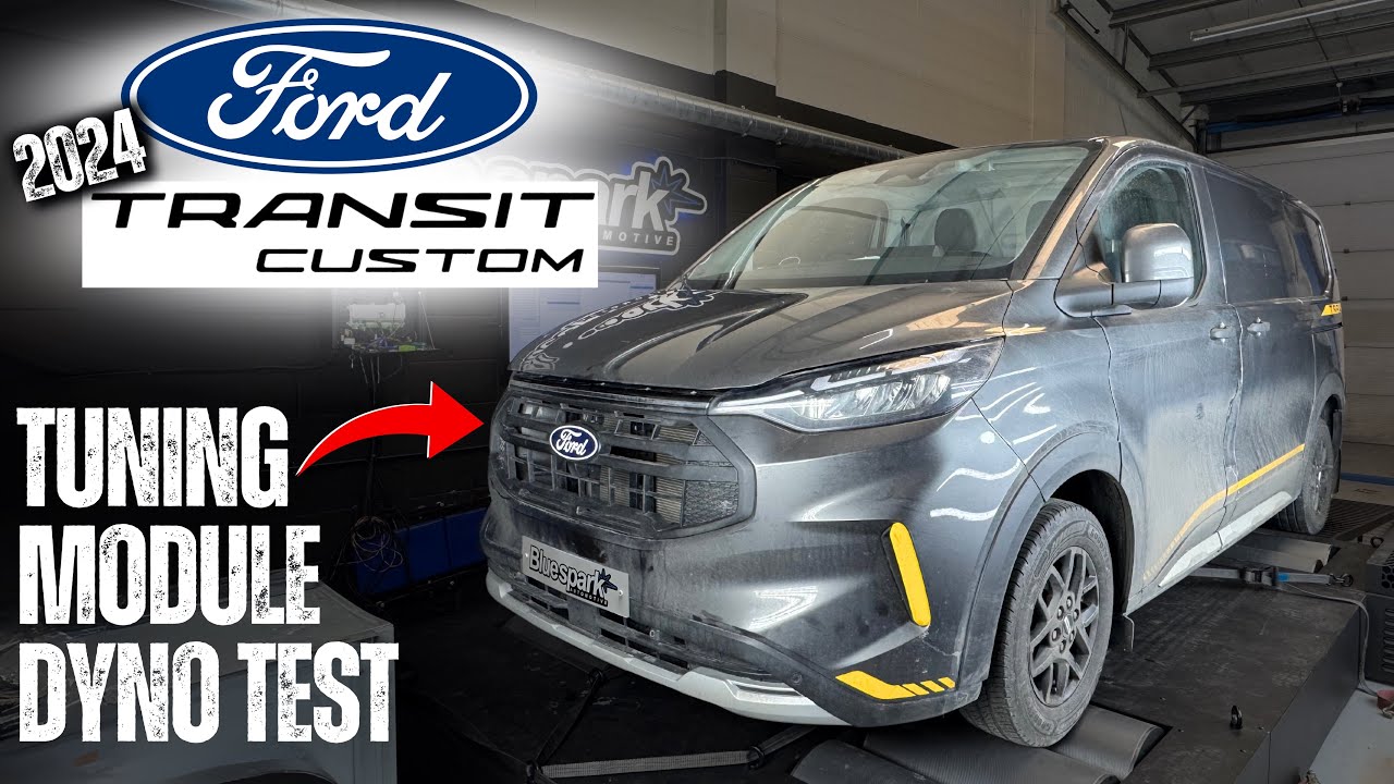 Ford Transit Custom (2024) 2.0 EcoBlue 134bhp/136ps Dyno Test – Bluespark Tuning Box