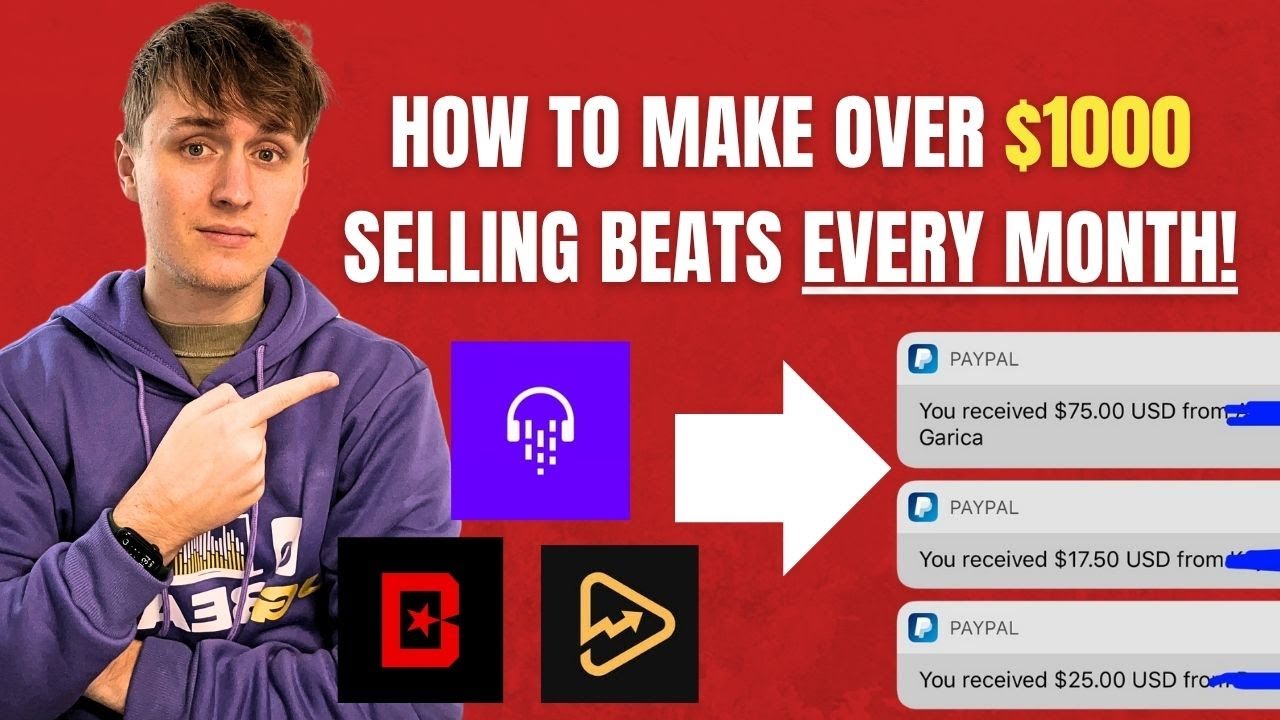 How I Make Over $1000 Every Month Selling Beats Online In 2025