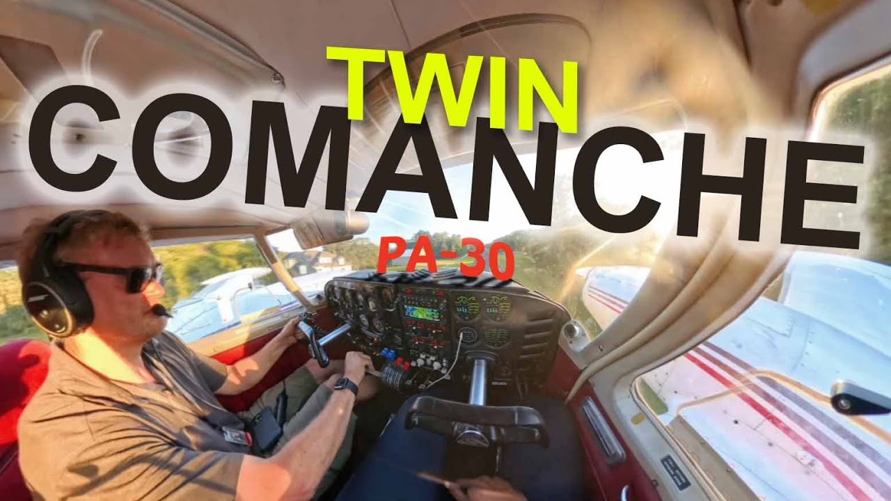 My 1st Flight in a Piston Twin - Piper PA-30 Twin Comanche