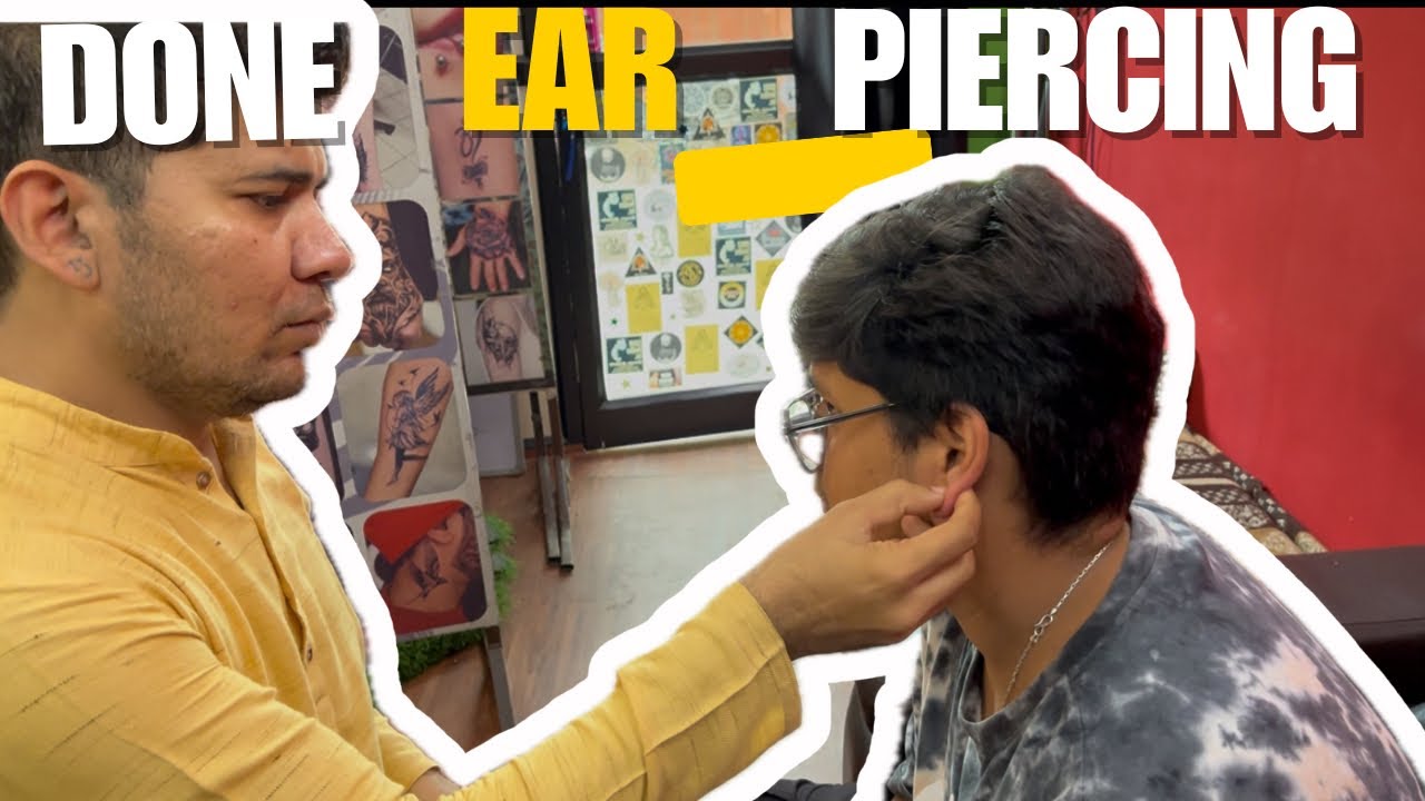 Little modifications on my ears😱|| Ear piercing || #Satyam09 Vlogs
