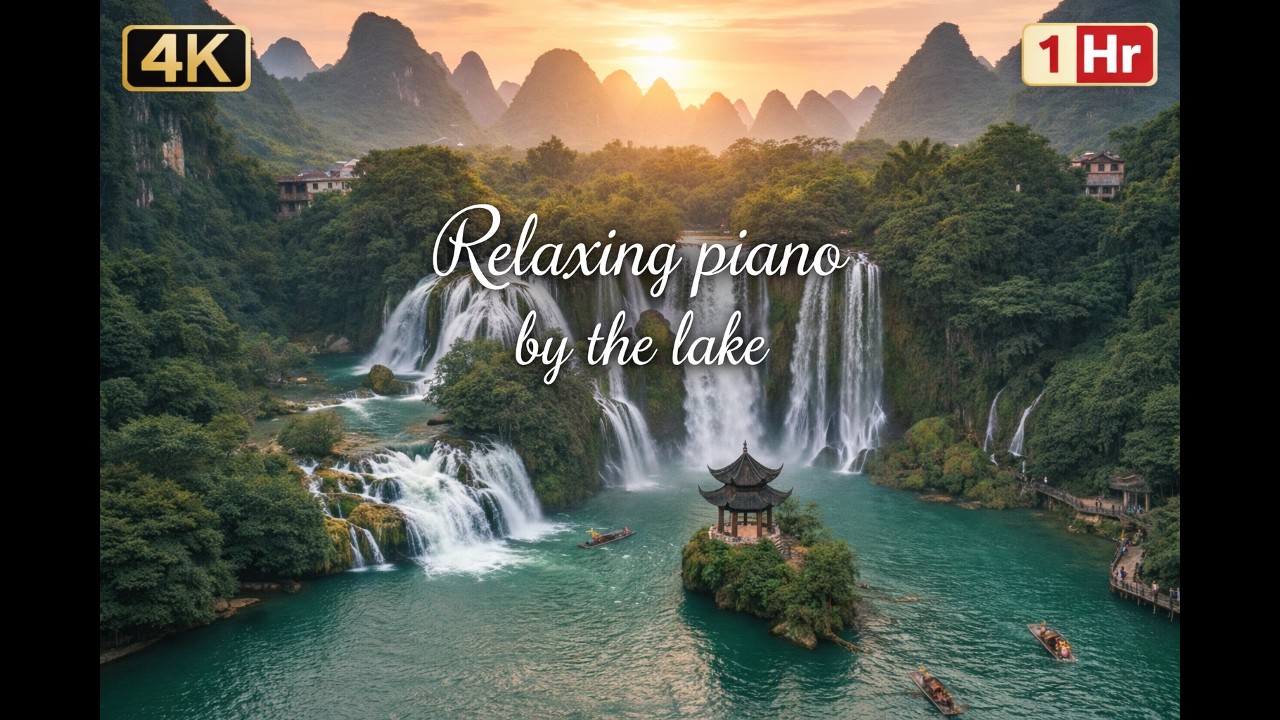 Relaxing Piano by the lake | 1 Hr |