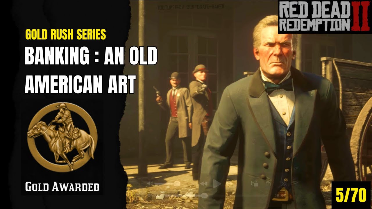 Золотая миссия: Банковское дело — старинное американское искусство #rdr2 #rdr2missions #rdr2gamep...