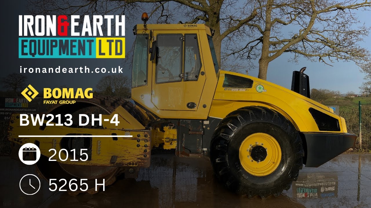 2015 Bomag BW213 DH-4 Soil Compactor