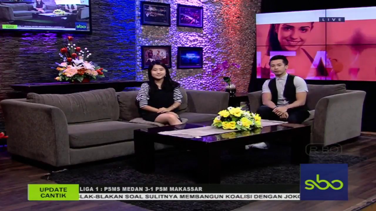 Jocelyn Valencia as Co Host UPDATE CANTIK SBO TV - Inspirasi Kreatif Bisnis Dekorasi