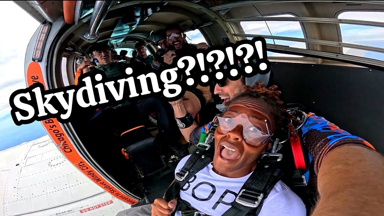SKYDIVING FOR THE FIRST TIME EVER!!!