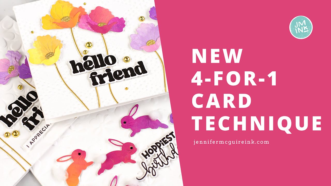 New 4-for-1 Card Technique! (A Shorter Share)