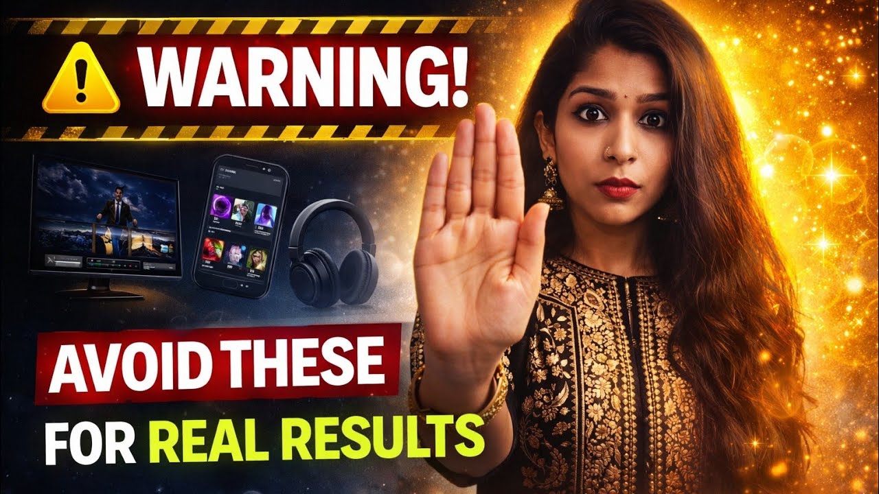 Warning ⚠️ Avoid These Things If You Want Real Results