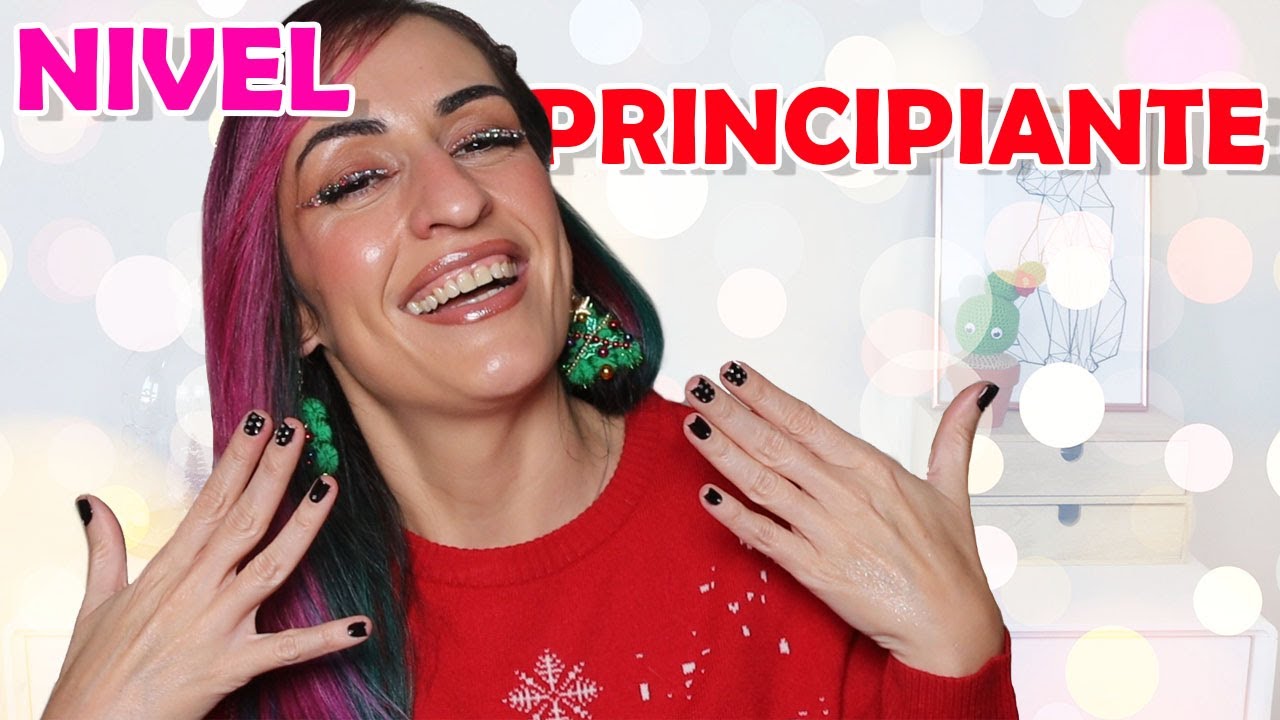 🎄 La Manicura de Navidad MÁS FÁCIL 🎄 | UÑAS con cristales
