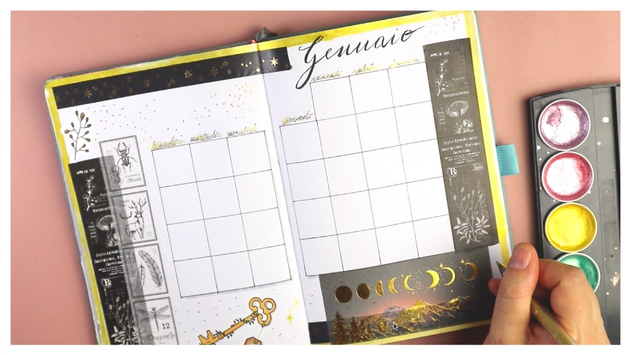 Bullet Journal Gennaio 2021 Plan with Me || Un magico inizio  ✨ Bullet Journal ITA