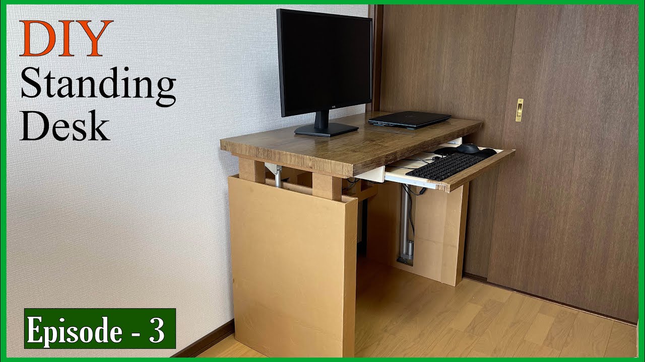 DIY Standing Desk || how to make standing desk