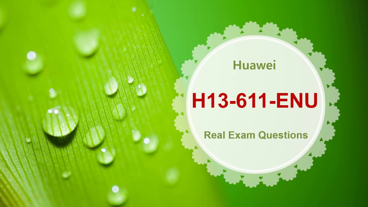 2019 New Huawei HCIA-Storage H13-611-ENU Real Exam Questions