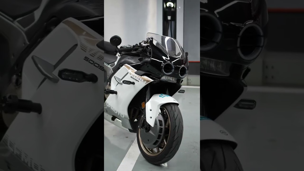 🔥New  CFMoto 500SR Voom 🔥 inline-4 cylinder Supersport #motorcycle #cfmoto #shorts #race  #viral