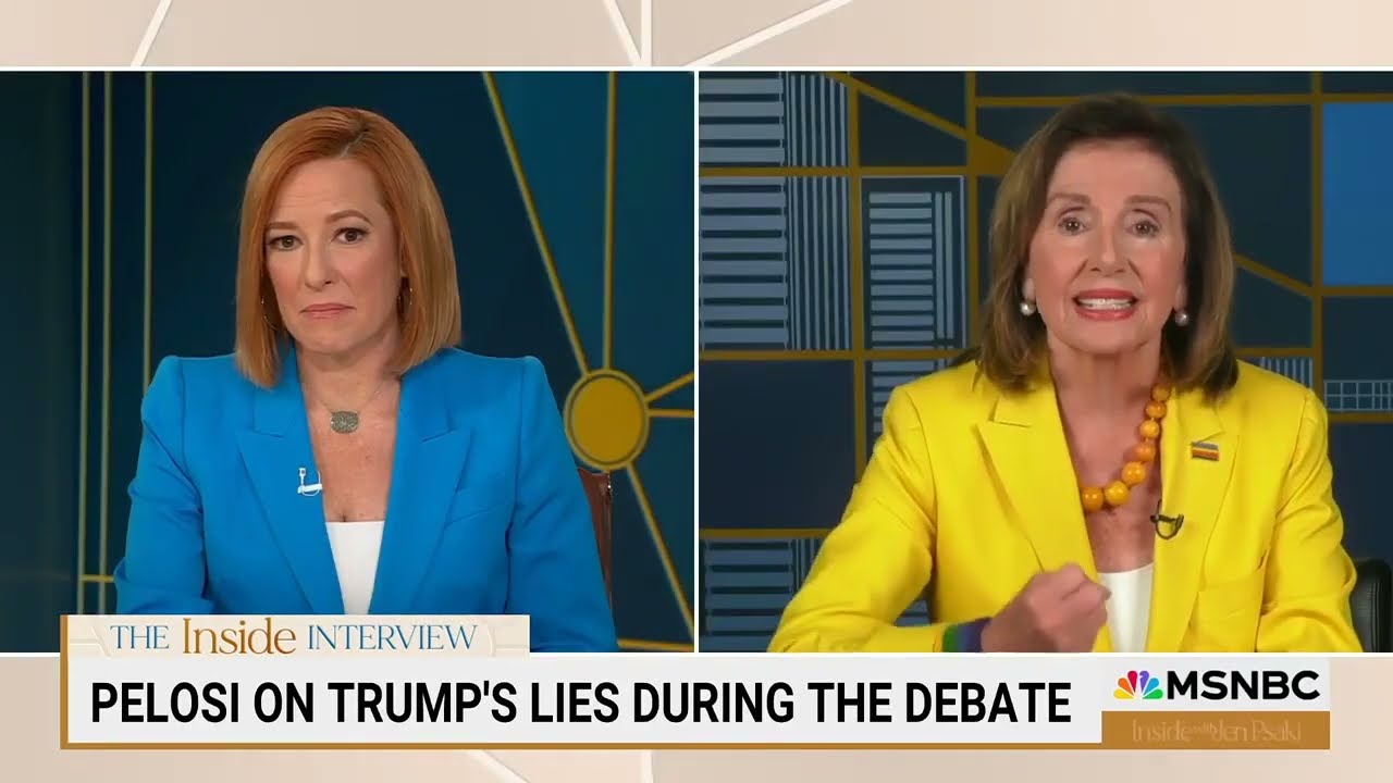Speaker Emerita Pelosi on MSNBC's Inside with Jen Psaki