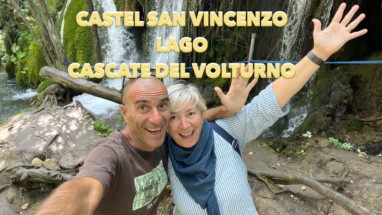 ITALIA - Castel San Vincenzo e le  cascate del Volturno🚍🐌🐶😍 Molise