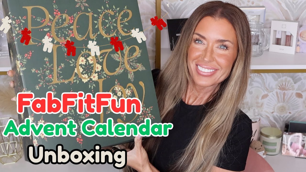 Распаковка адвент-календаря FabFitFun 2025 | Подарки на сумму более 319 долларов? Давайте узнаем ...