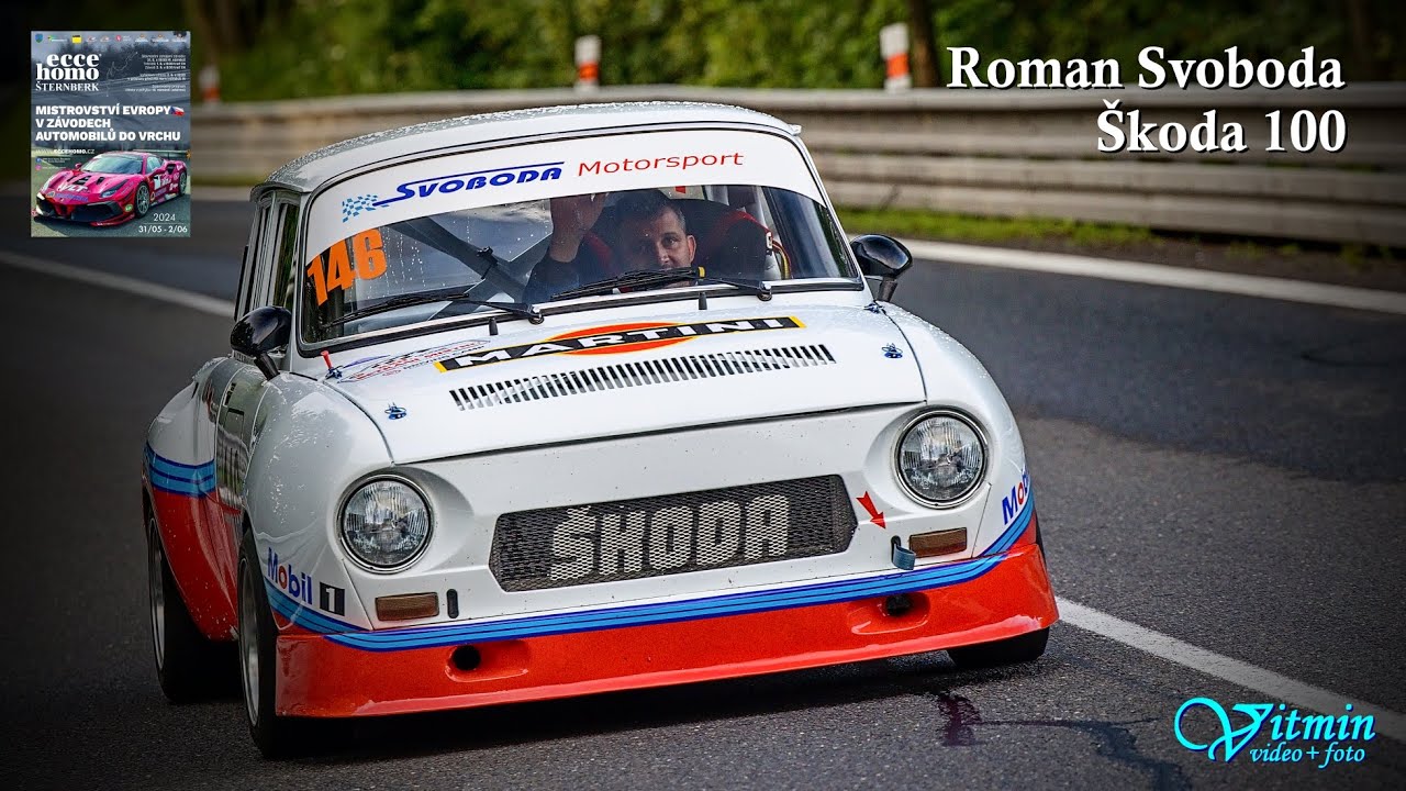 Škoda 100 - Roman Svoboda - ME Ecce Homo Šternberk 2024 - Autoklub Česká trofej ZAV