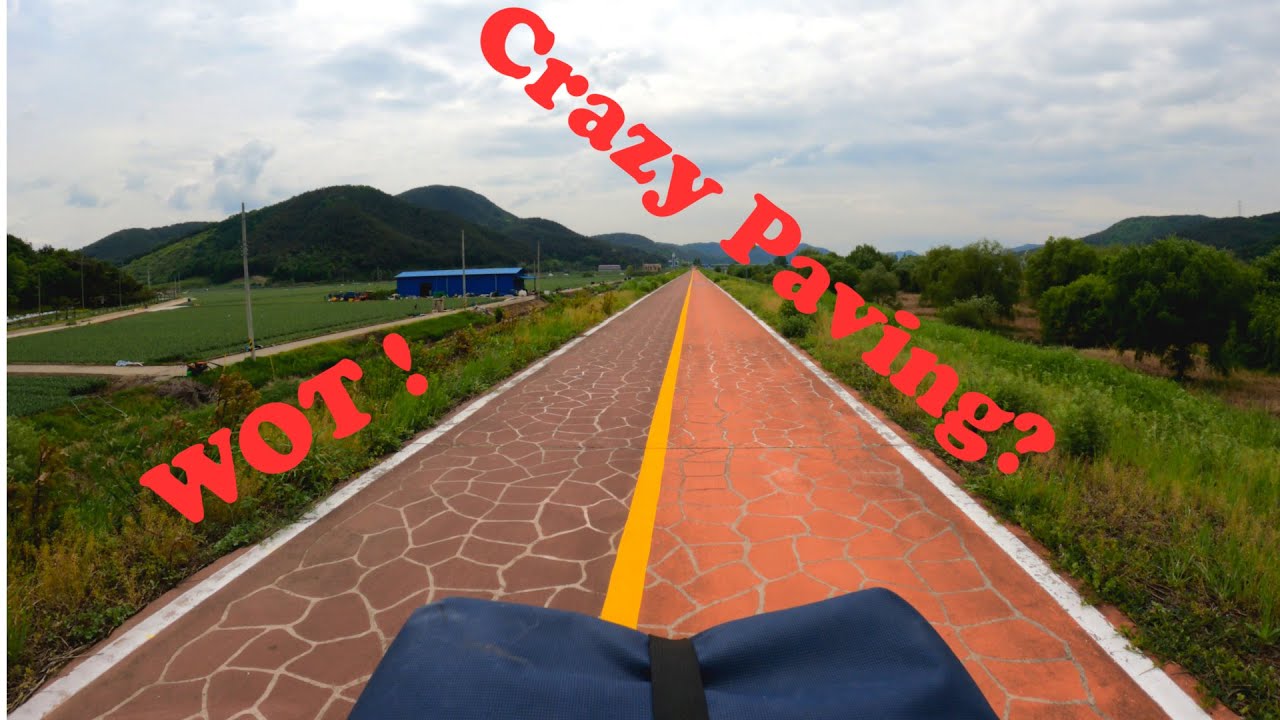 Day 9: 🚴‍♂️ Cycle Touring South Korea on Crazy Paving on a #Bromptonfoldingbike! RELIVE at end Pt4/4