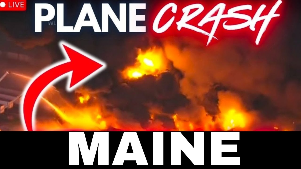 🔴 PLANE CRASH - BANGOR MAINE - LIVE