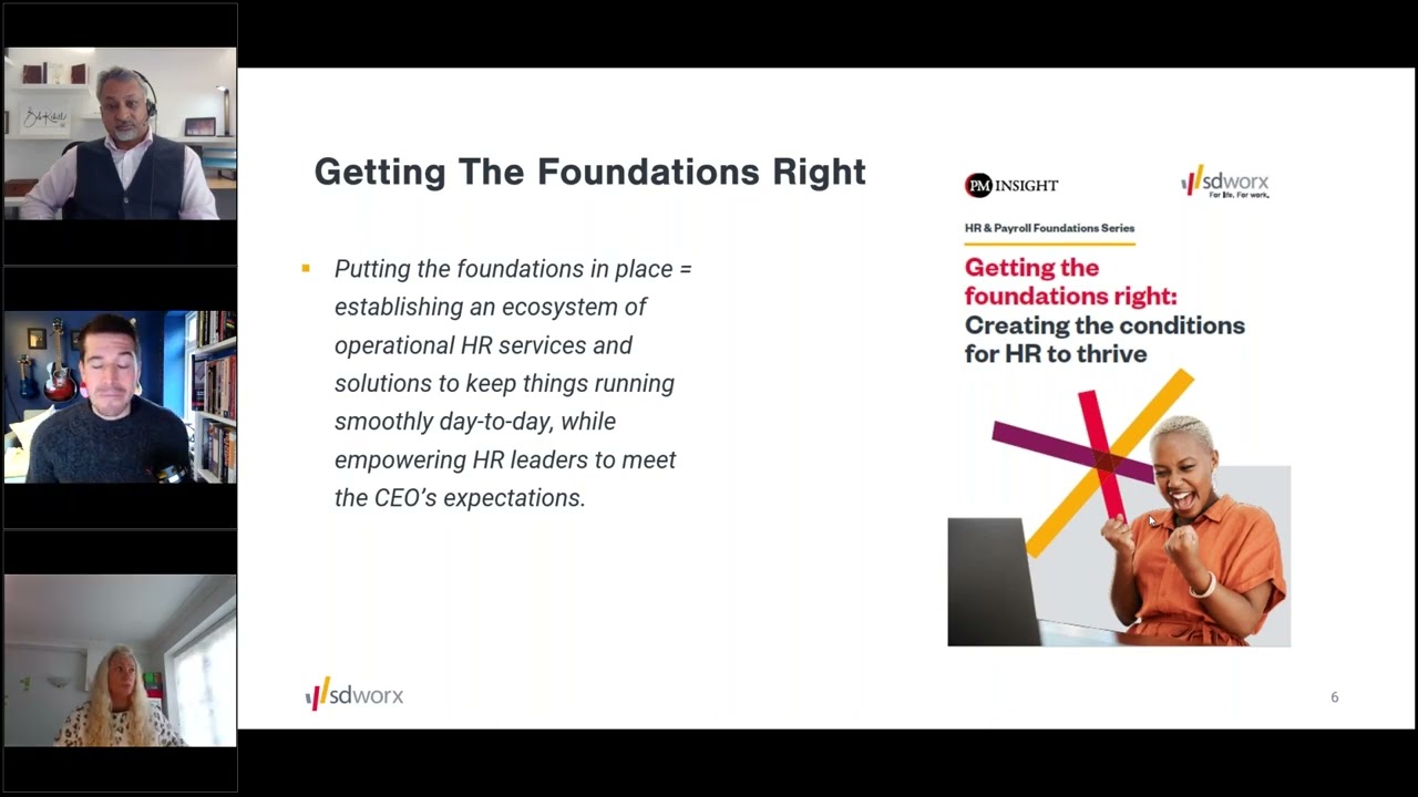 Foundations Webinar Series Part 1: Getting the HR & Payroll Foundations Right | SD Worx