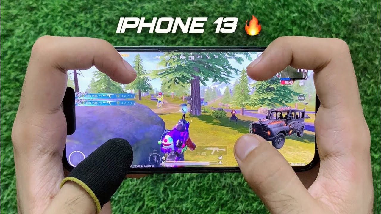 iPhone 13 HANDCAM 🔥/ HDR+Extreme Graphics 😍/ New Record, PUBG Test 2025!