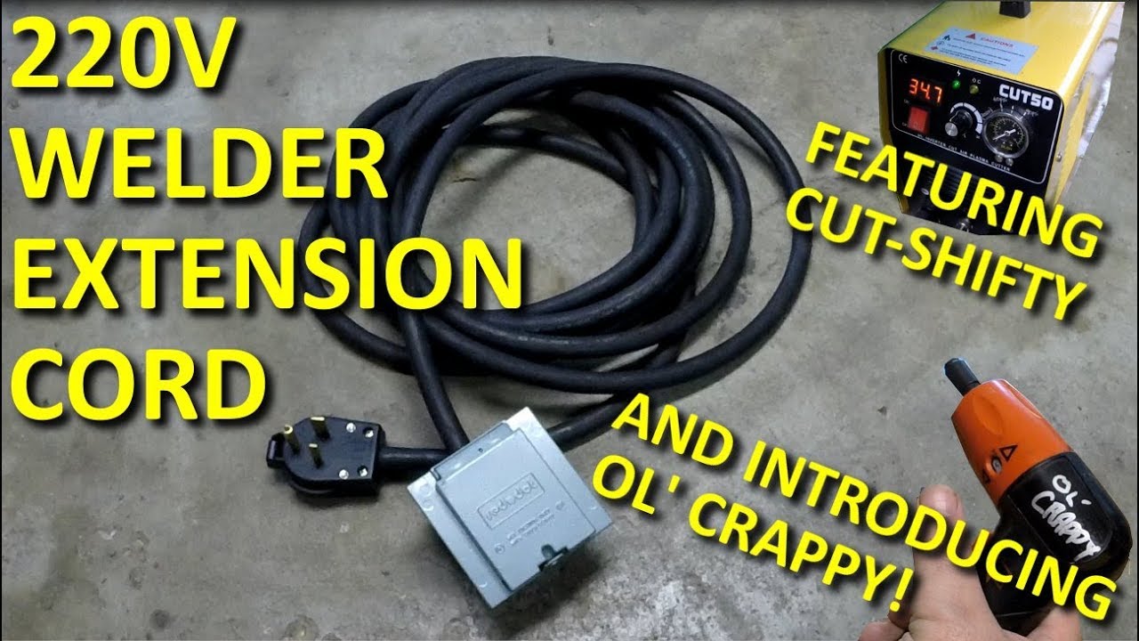 Welder 220V Extension Cord DIY