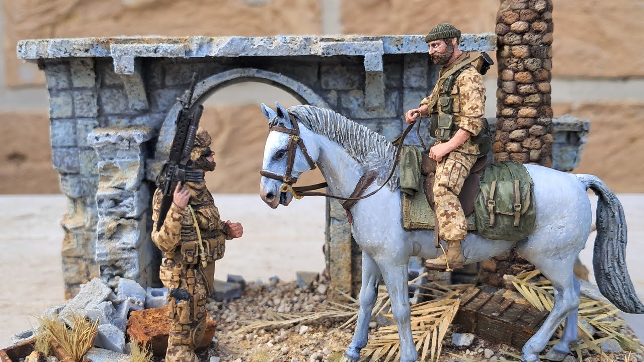 1/35 Scale - Diorama - 'Meeting in a desert'