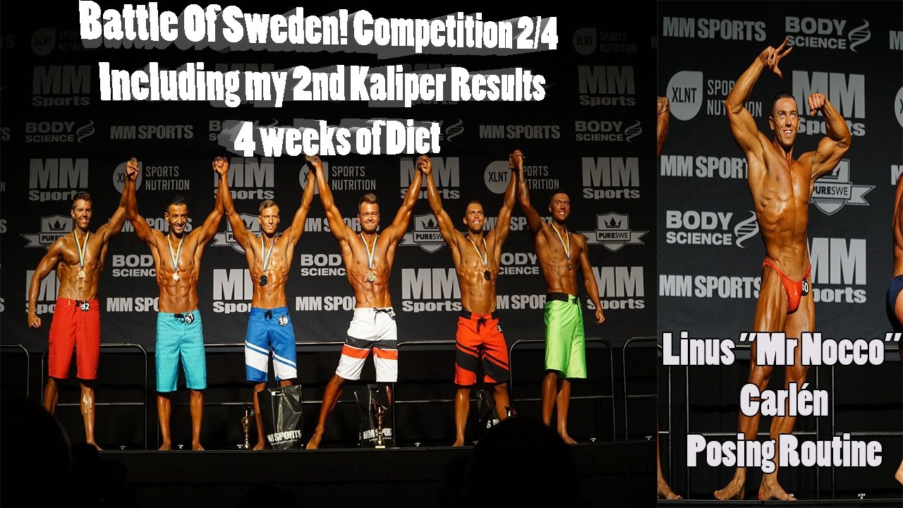 Battle of Sweden | Competition 2/4 Men's physique feat. Linus Carl&eacute;n Posing[Vlog 24]
