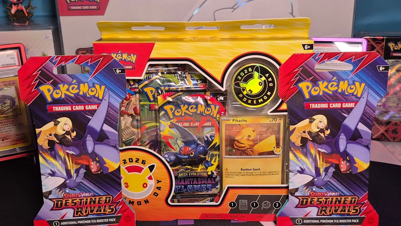 Ouverture de carte pokémon d'une box pokémon day !!!!