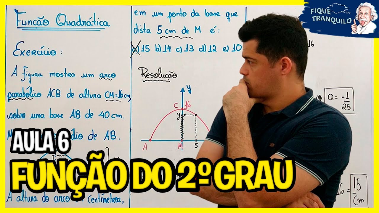 FUNÇÃO QUADRÁTICA (ENEM) | Aula 6: Exercícios resolvidos