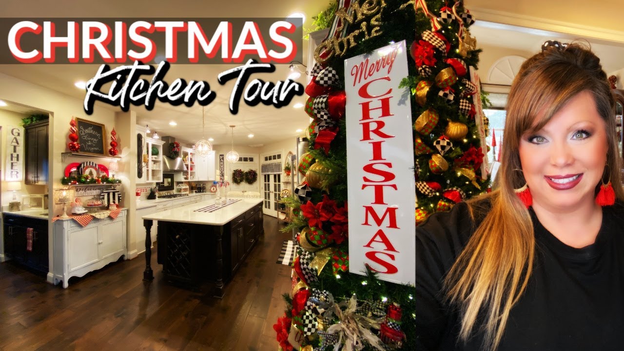 Christmas Kitchen Makeover MacKenzie-Childs Inspired