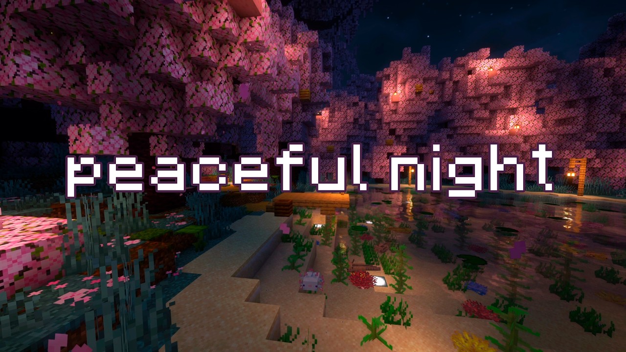 maybe some rest will really help you right now... (minecraft music w crickets & wind)