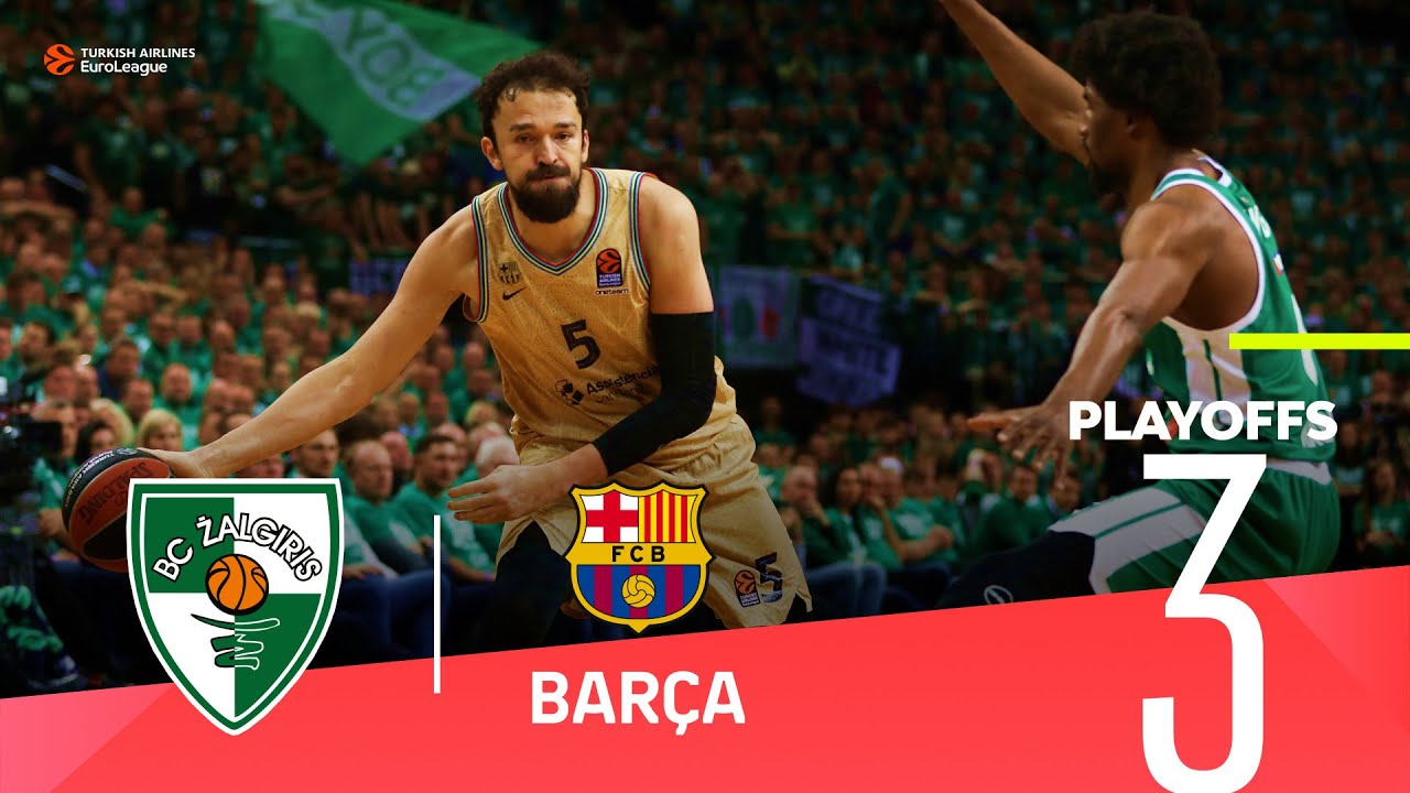 Barca gets Final Four ticket! | Playoffs Game 3, Highlights | Turkish Airlines EuroLeague