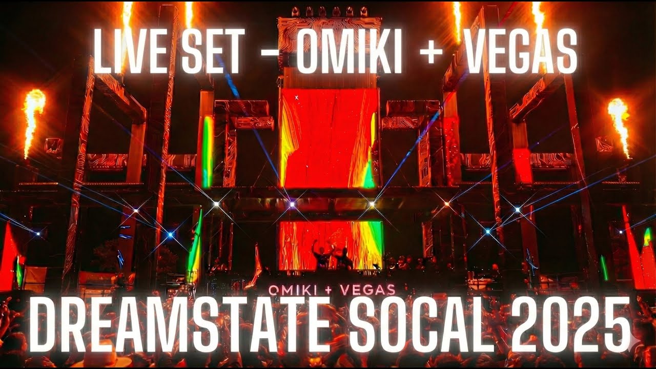 OMIKI & VEGAS LIVE (Full Set) @ Dreamstate SoCal 2025 | The Sequence Stage (Long Beach, CA)