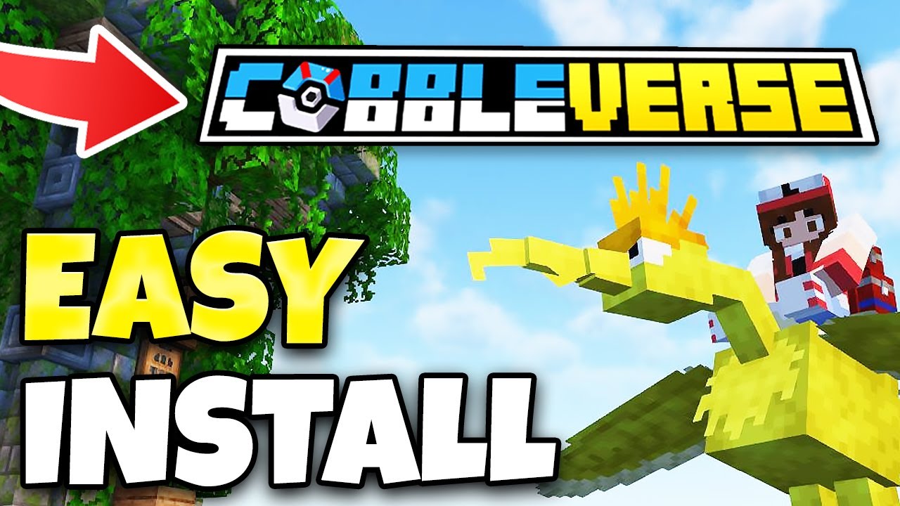 How to Install the Cobbleverse - Pokemon Adventure [Cobblemon] Modpack for Minecraft - 2025
