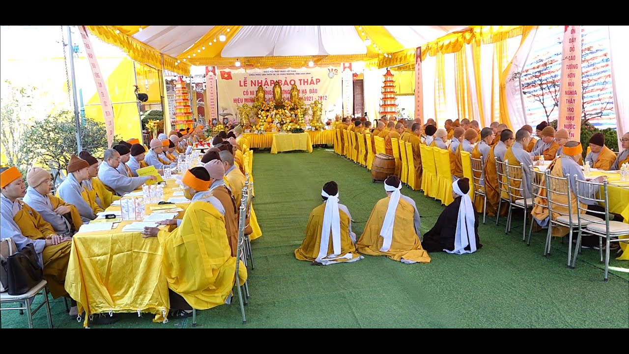 Lễ Nhập Bảo Tháp Cỗ Ni Trưởng Thượng Đàm Hạ Đậu Chùa Phúc Linh Thôn 20 Xã Xuân Trường Tỉnh Ninh Bình